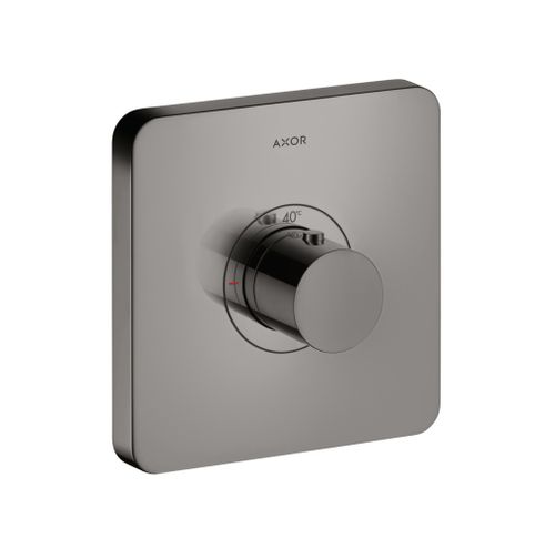 AXOR-HG-AXOR-ShowerSelect-Thermostat-HighFlow-Unterputz-softcube-Polished-Black-Chrome-36711330 gallery number 1